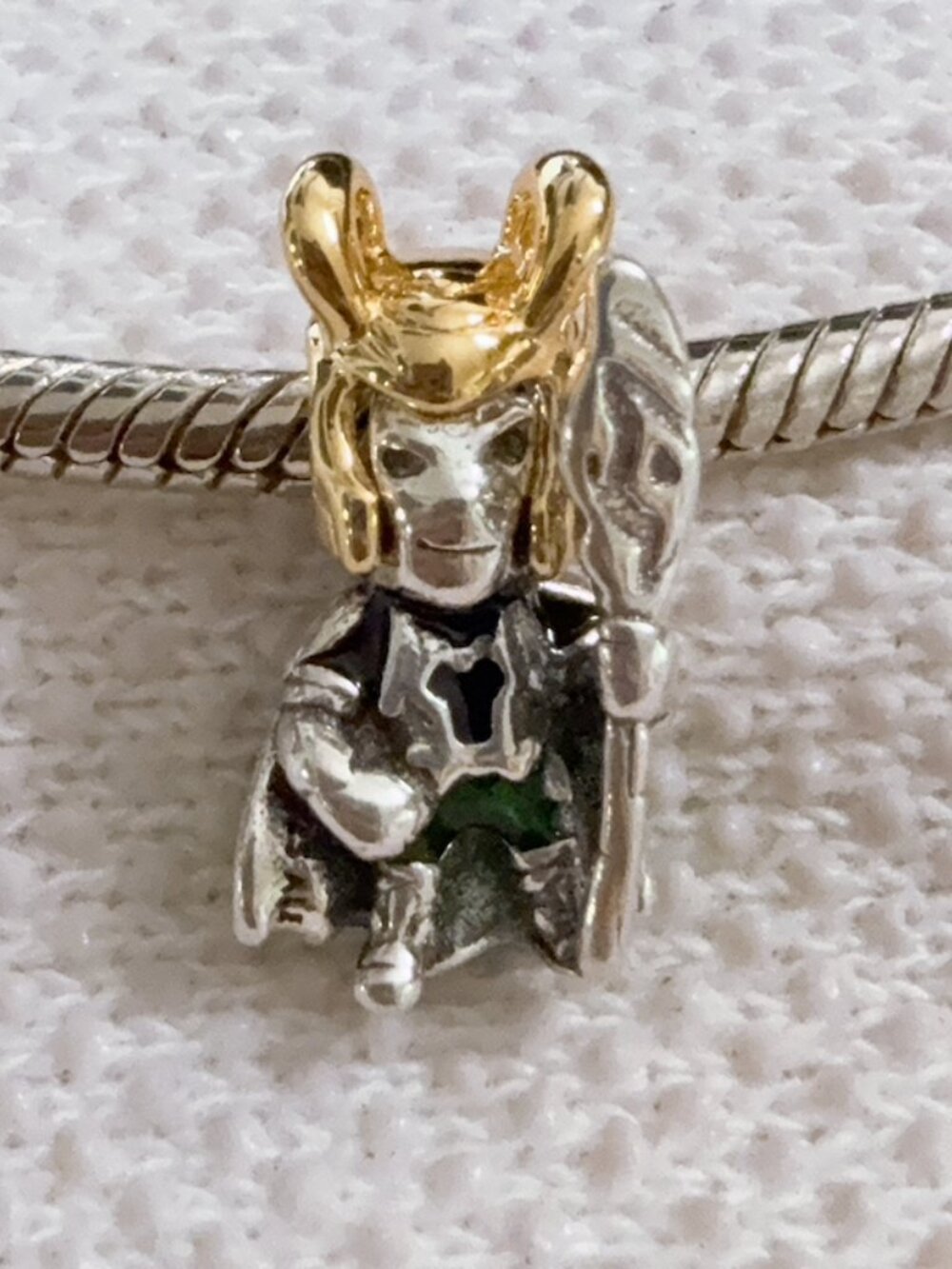 Marvel Loki Charm Silver Charm For Pandora Bracelet